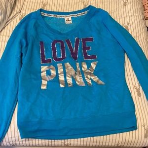 Long sleeve PINK/VS sweater